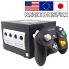 GC Startpaket Pure Svart Konsol Regionsfri med Kablage & Handkontroll Original