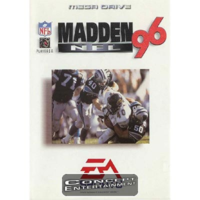 MD Madden NFL 96, Sega Mega Drive - Concept Entertainment