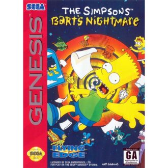 MD Simpsons Bart's Nightmare USA a
