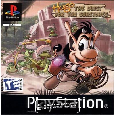 PS1 Hugo Quest For The Sunstones ENG SE NO DK 