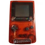 GBC Konsol Game Boy Transparent Röd Mario
