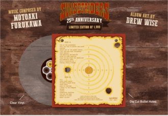 VINYL Sunset Riders Soundtrack (Ltd Ed Clear Smoke)