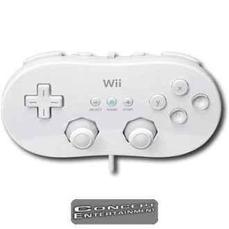 Wii Handkontroll Classic Controller Original Vit