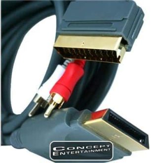 X360 Scartkabel RGB med stereo ljudkablar