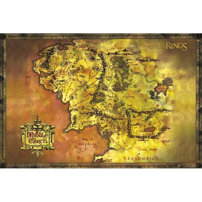 FP2647 LOTR Classic Map