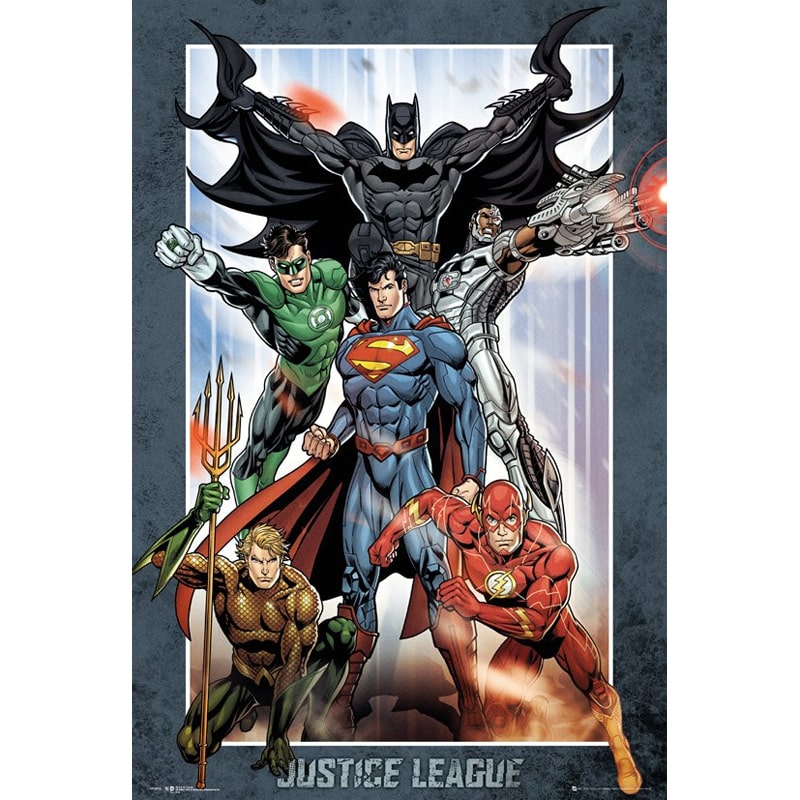 Köp Dc Comics Justice League Group Maxi Poster Concept Entertainment