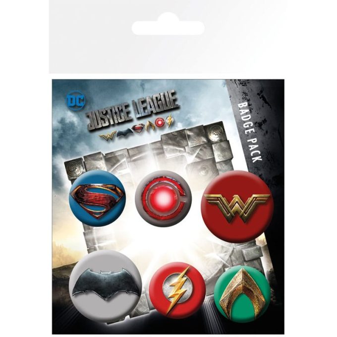 BP0723 Justice League Movie Badge Pack