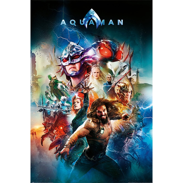 Köp Aquaman Battle For Atlantis Maxi Poster Concept Entertainment
