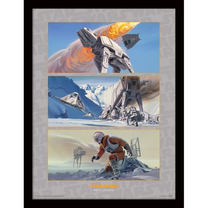 FP11356P Star Wars (Battle on Hoth) Framed Print