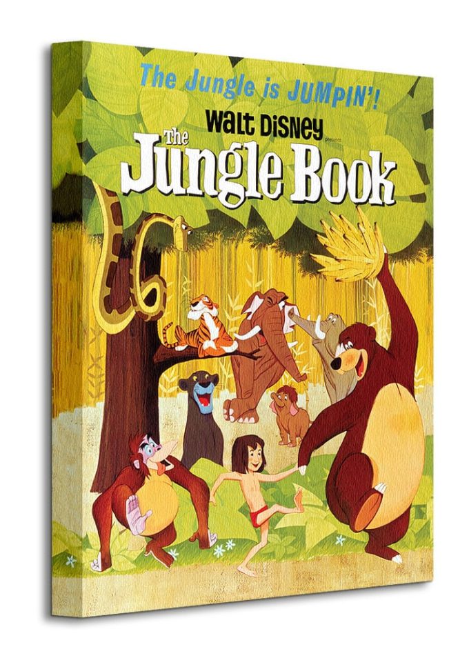 WDC92491 The Jungle Book (Jumpin') Canvas Print b
