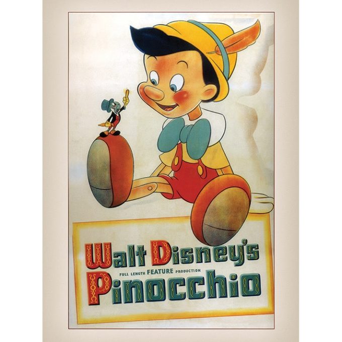 WDC92493 Pinocchio (Conscience) Canvas Print a