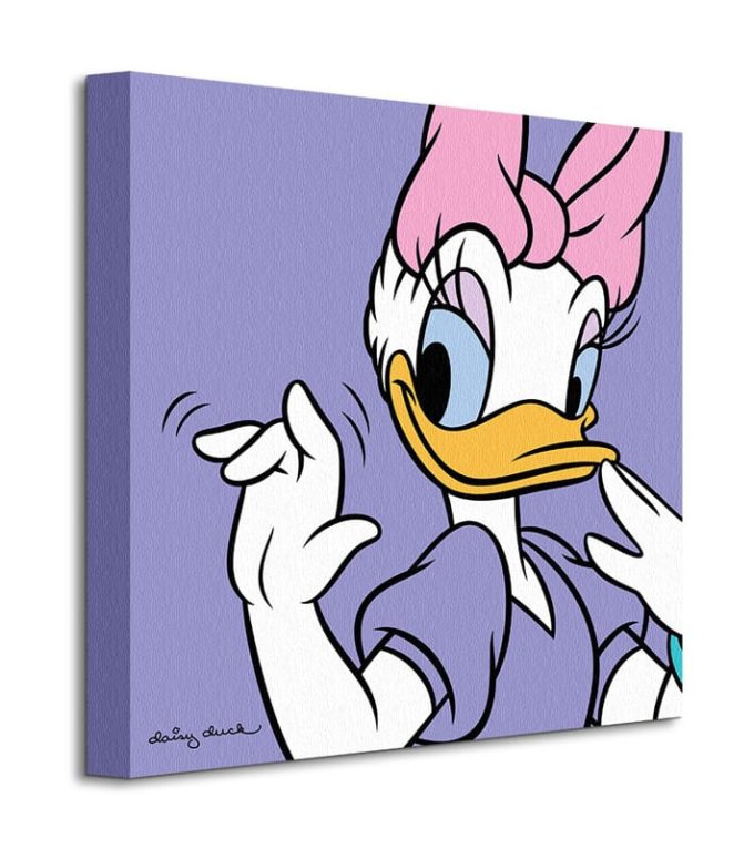 WDC95192 Daisy Duck (Lilac) Canvas Print b