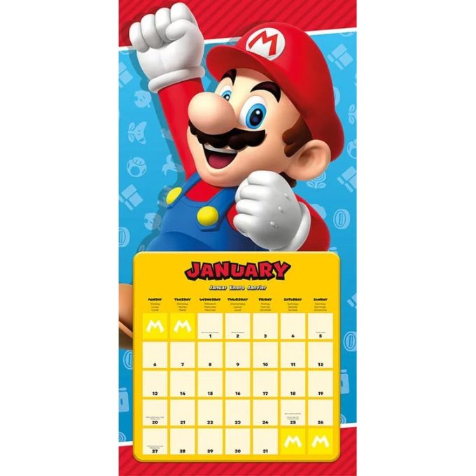 C20008 Super Mario (2020) Calendar c