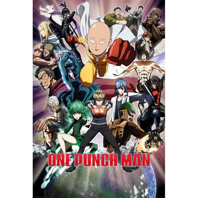 FP4305 One Punch Man Collage Maxi Poster