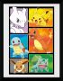 Pokemon Comic Panels Framed Print 30*40cm