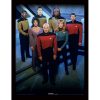 FP12632P Star Trek The Next Generation (Enterprise Officers) Framed Print