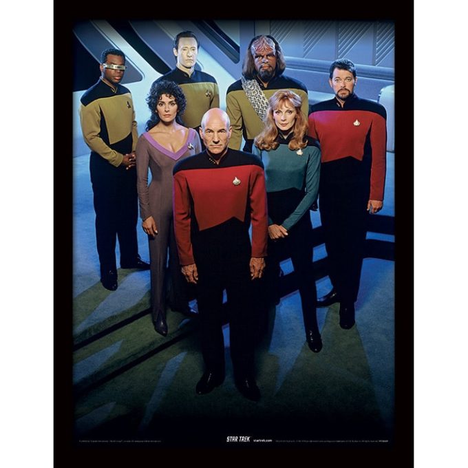 FP12632P Star Trek The Next Generation (Enterprise Officers) Framed Print