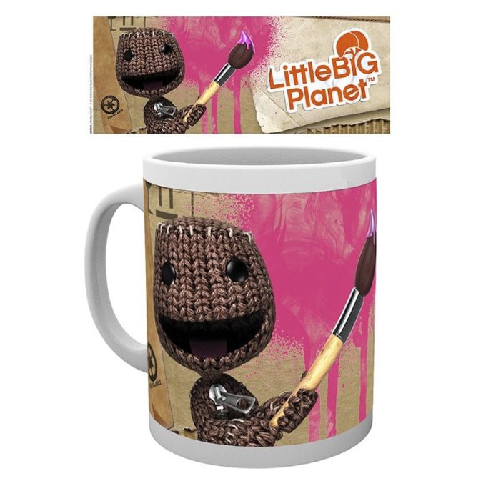 MG0235 Little Big Planet 3 Sackboy Paint Mug a