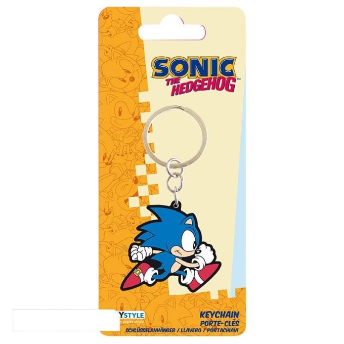 ABYKEY122 Sonic the Hedgehog Run PVC Keychain c
