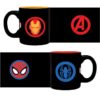 ABYMUG364 Marvel Iron Man & Spider-man Set 2 Espresso Mugs b