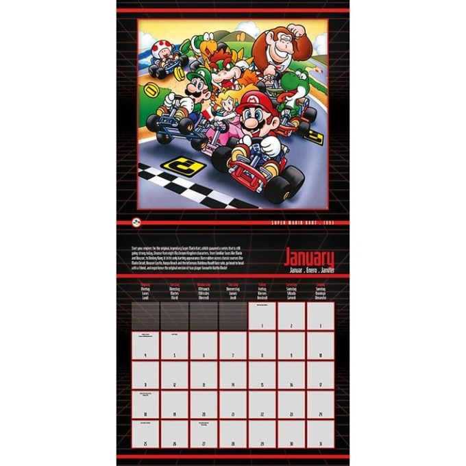 C21003 Super Nintendo 2021 Calendar c