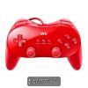 Wii Controller Original Classic Pro Red
