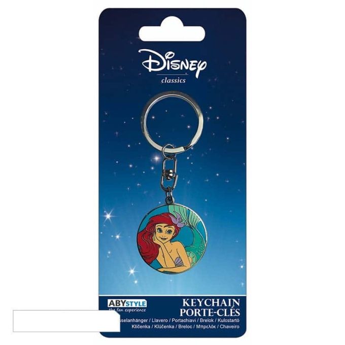 ABYKEY221 The Little Mermaid Ariel Metal Keychain c