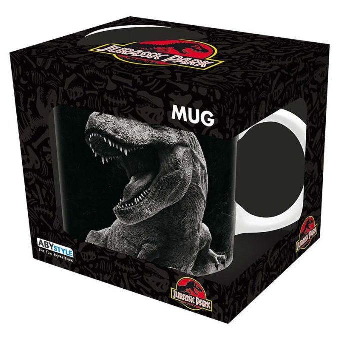 ABYMUG872 Jurassic Park T-Rex Black Inside Mug c