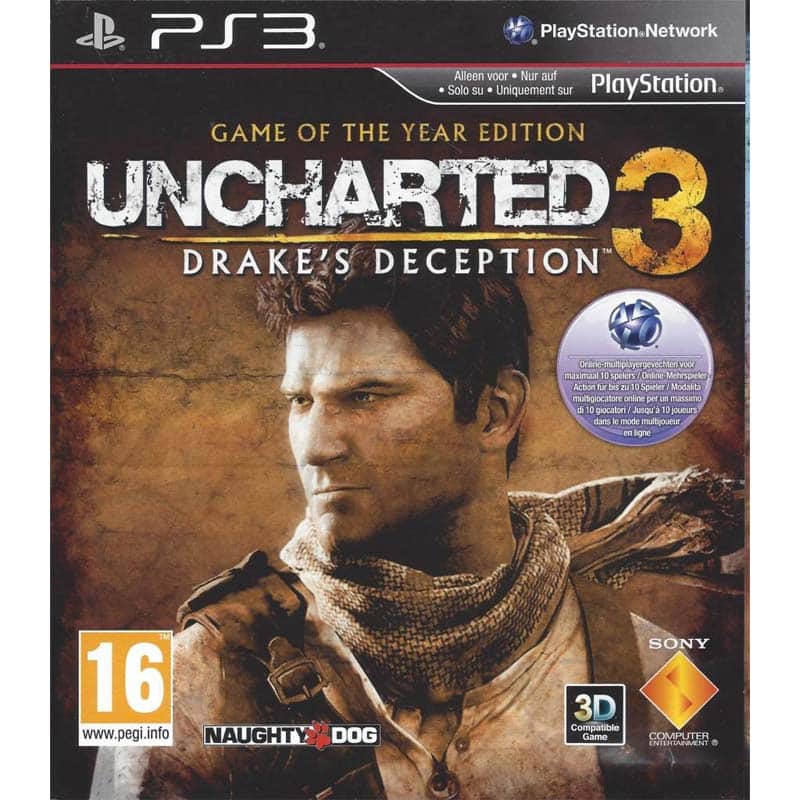  Uncharted 3: Drake's Deception - Game of the Year Edition -  Playstation 3 : Sony Computer Entertainme: Everything Else