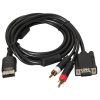 DC Cable VGA with stereo sound