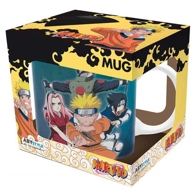ABYMUG973 Naruto Team 7 vs Haku & Zabuza Mug c