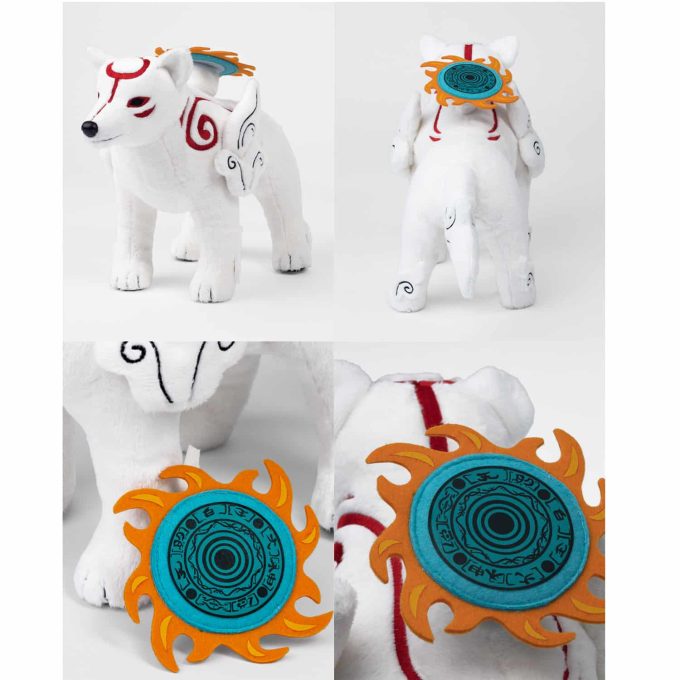 LAB340008 Okami Amaterasu 50cm Plush Mjukdjur d