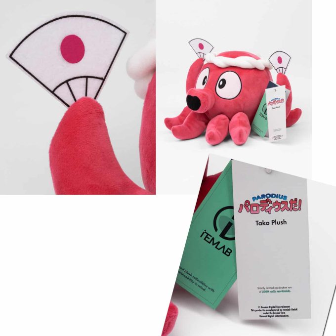 LAB340011 Parodius Tako 27cm Plush Mjukdjur e