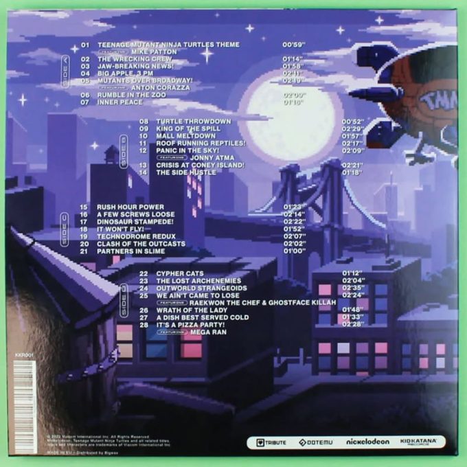 VINYL Turtles Shredders Revenge Soundtrack e