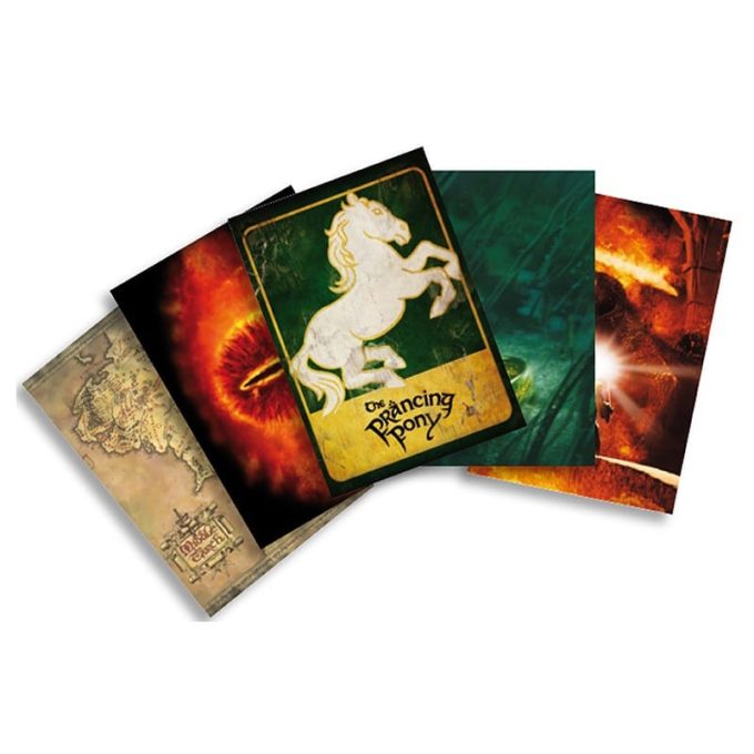 ABYDCO877 LOTR Set of 5 Postcards a