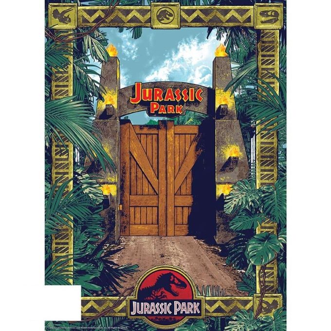GBYDCO041 Jurassic Park Gates & Biodiversity Set of 2 Chibi Posters c
