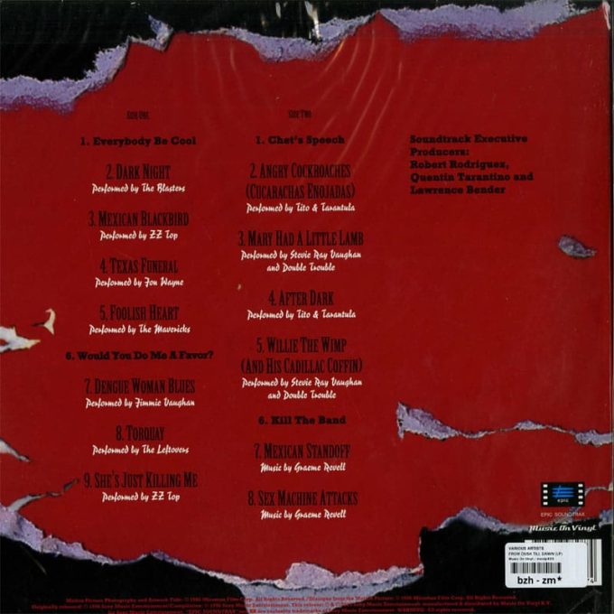 VINYL From Dusk till Dawn c