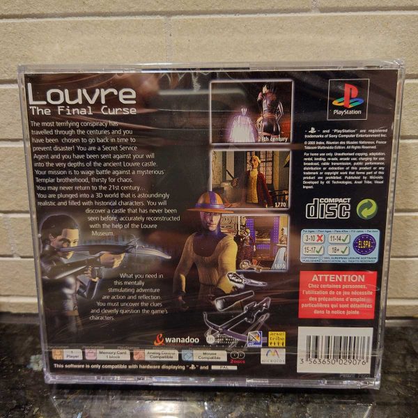 PS1 Louvre The Final Curse, Nytt, Sony Playstation 1