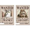 ABYDCO888 One Piece Wanted Set 1 Set of 5 Postcards c