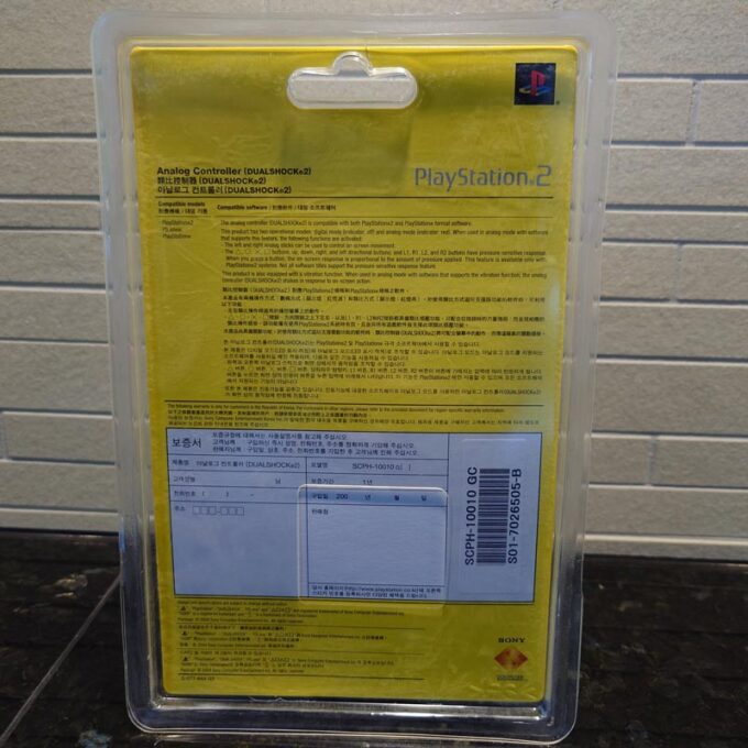 PS2 Handkontroll Original Dualshock 2 Crystal Ny c