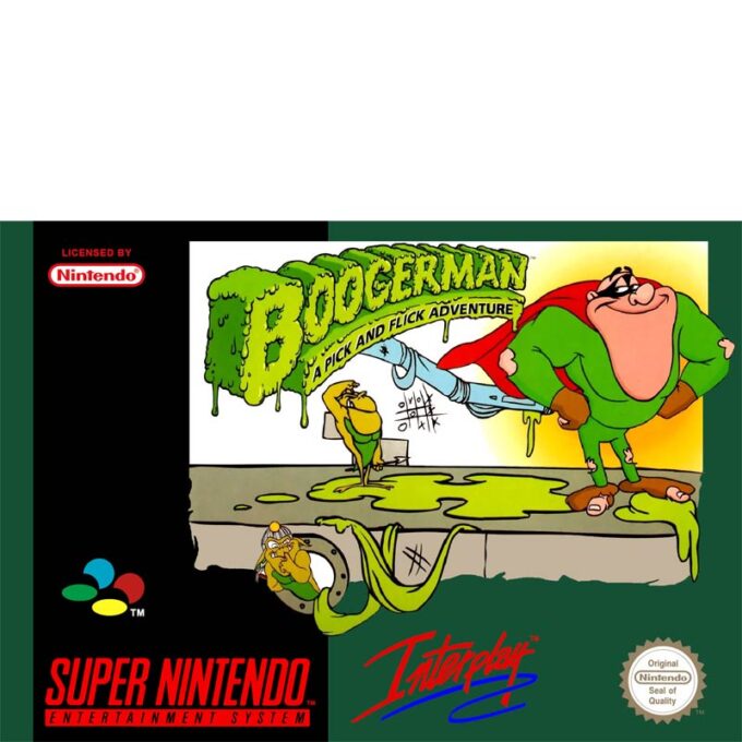 SNES Boogerman A Pick and Flick Adventure a
