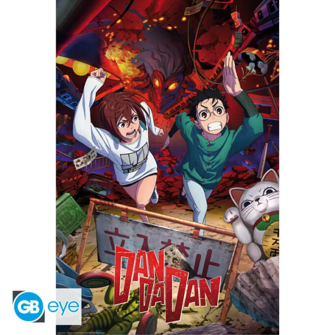 GBYDCO699 Dan Da Dan Key Art Momo & Okarun Maxi Poster
