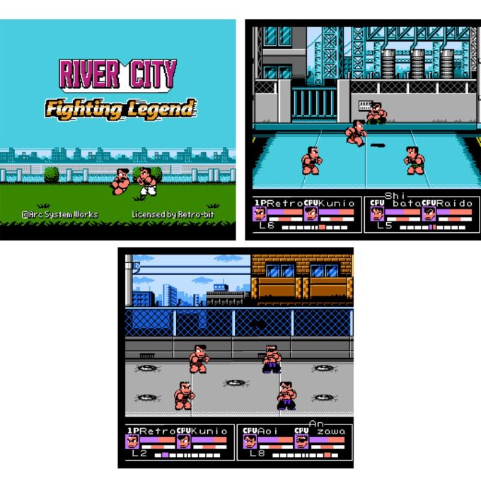 NES River City Fighting Legend (Retro-bit) d
