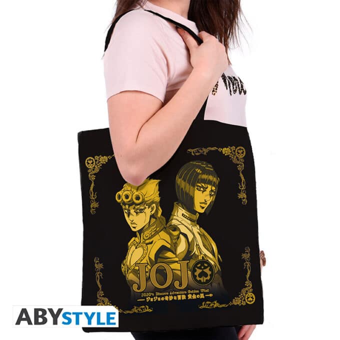 ABYBAG766 Jojo's Bizarre Adventure Giorno & Bruno Tote Bag b