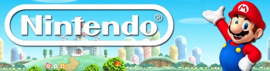 Banner Top TV spel Nintendo