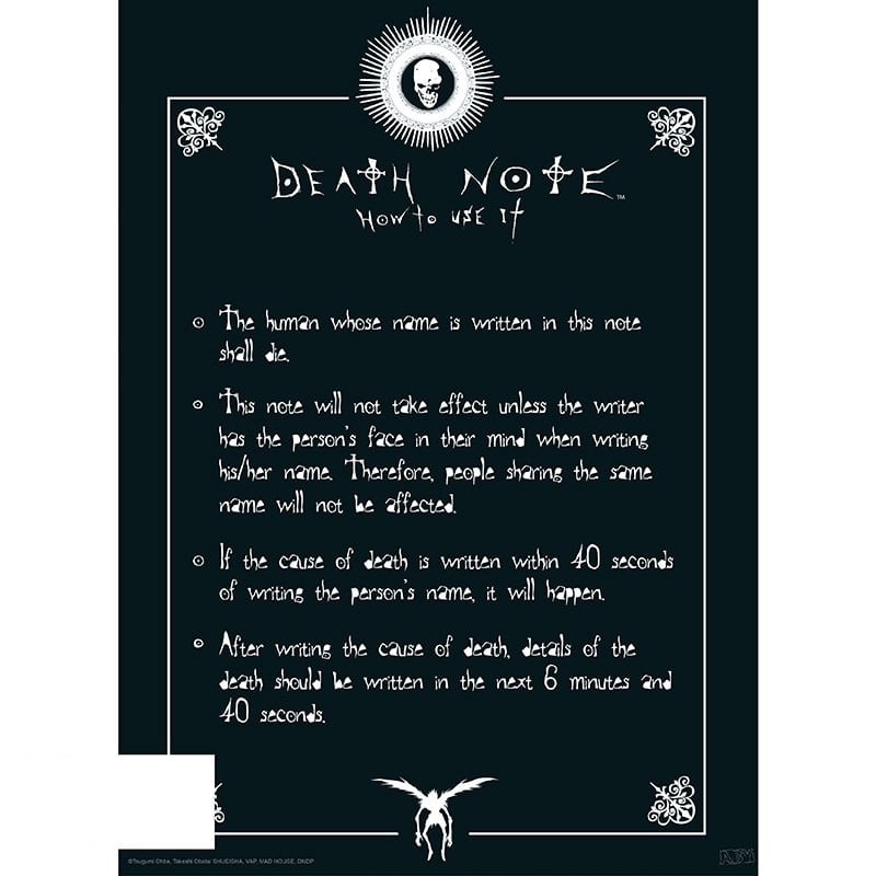 ABYDCO862 Death Note Light Death Note Set of 2 Chibi Posters b.jpg