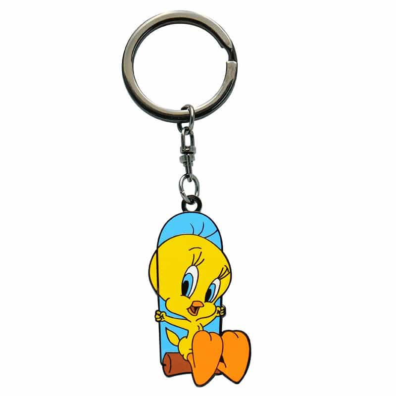 ABYKEY457 Looney Tunes Tweety Metal Keychain a.jpg