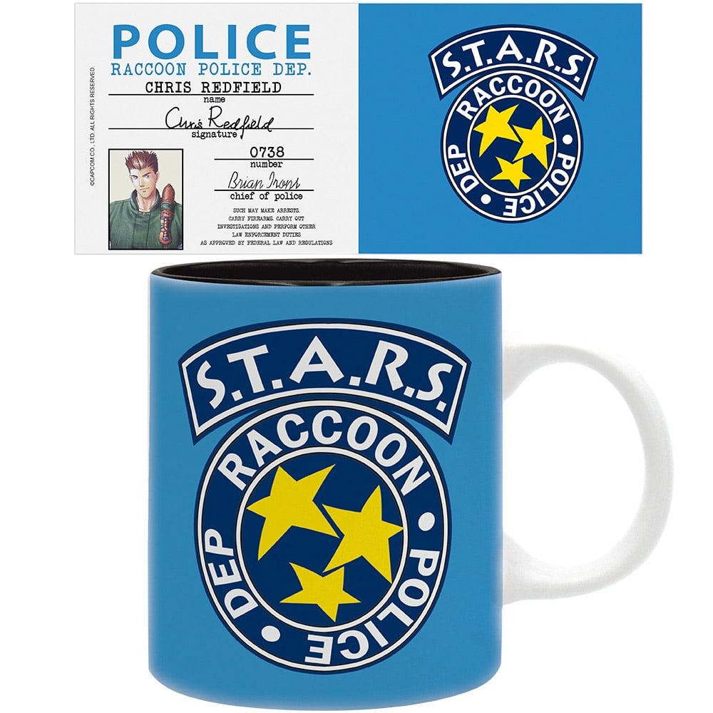 ABYMUG738 Resident Evil Police Badge Mug a.jpg