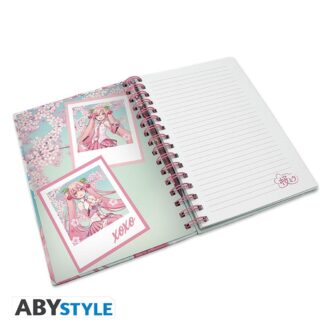 ABYNOT159 Hatsune Miku Cherry Blossom A5 Spiral Notebook b 1.jpg