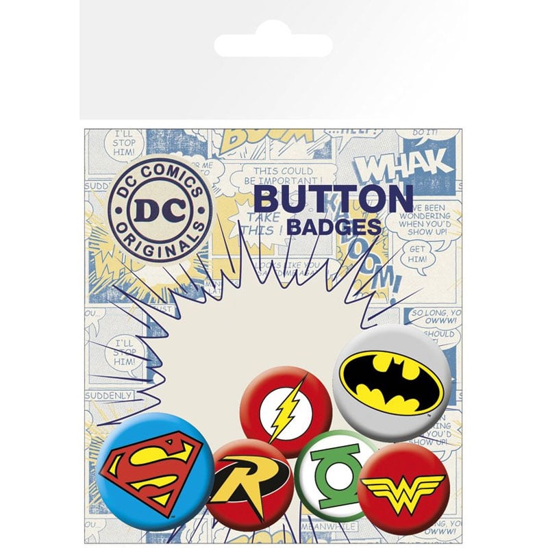 BP0488 DC Comics Logos Badge Pack.jpg